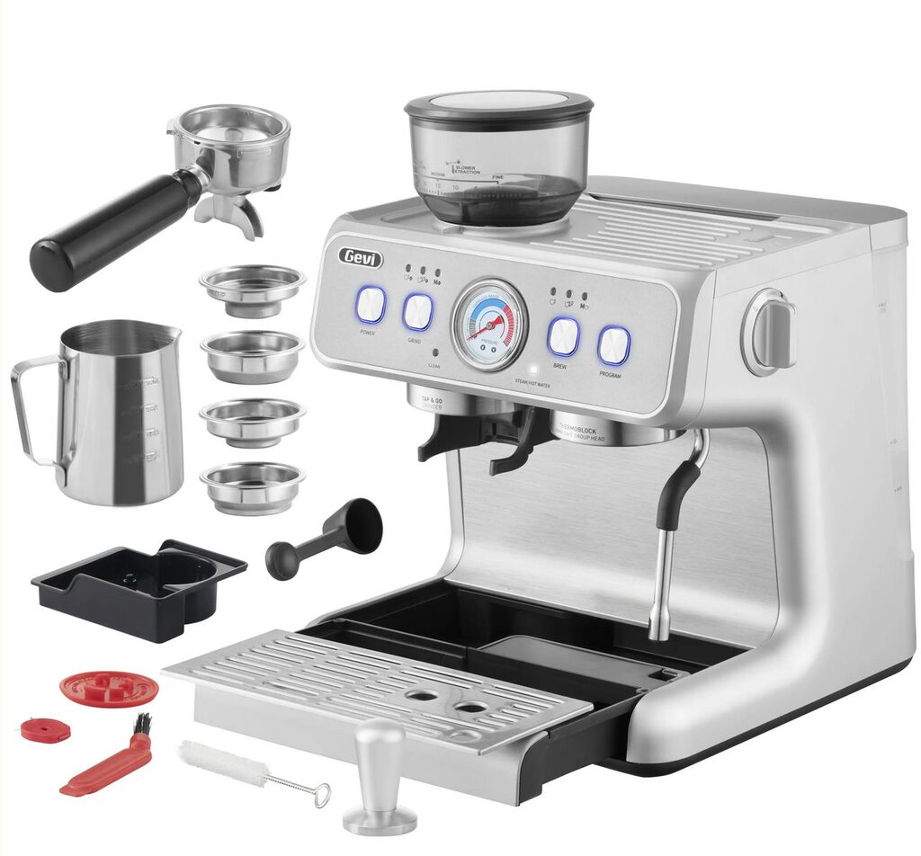 accessories - gevi 20 bar espresso machine