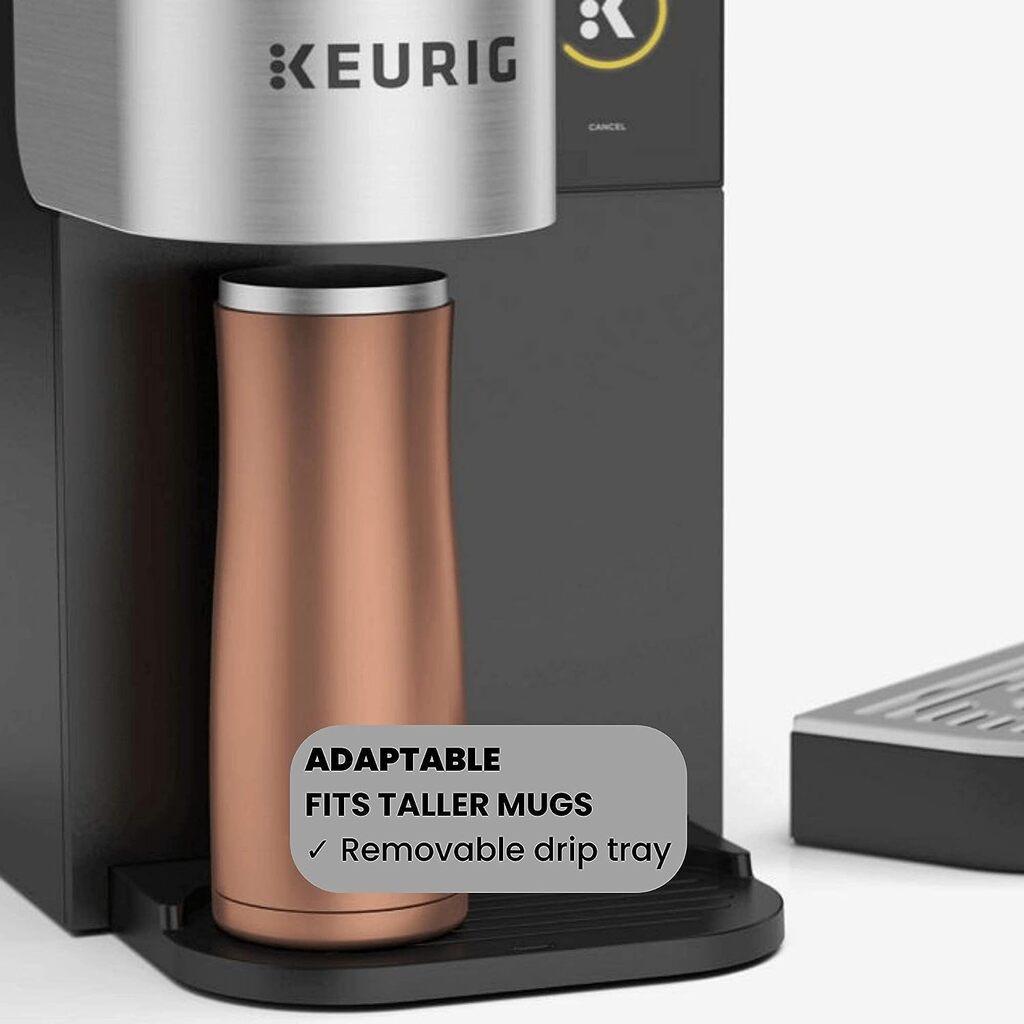 adjustable cup height area - keurig k2500 plumbed