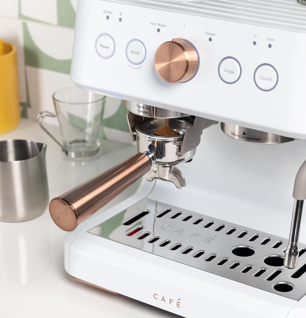 grinding into portafilter - Bellissimo espresso machine